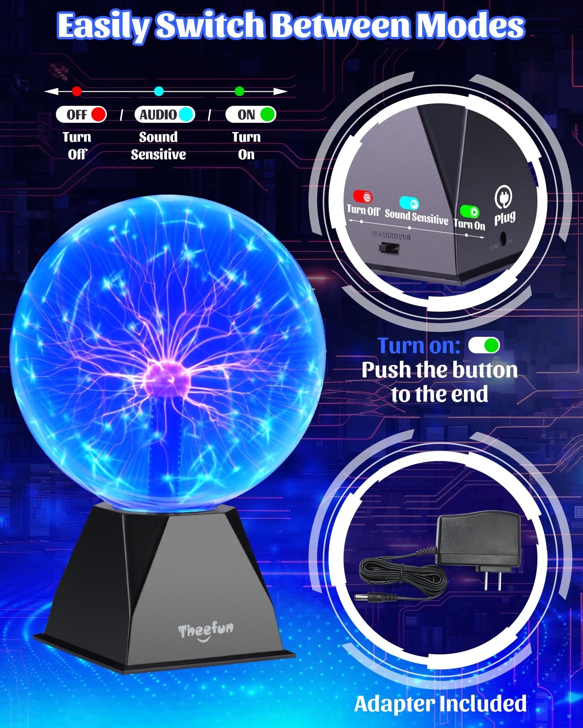 pelddy TouchサウンドSensitiveガラスプラズマボールランプクリスタルブルー色Globeデザイン 8Inches z2zed1b Amazon.co.jp: pelddy プラズマボール 触れると音が ガラス製